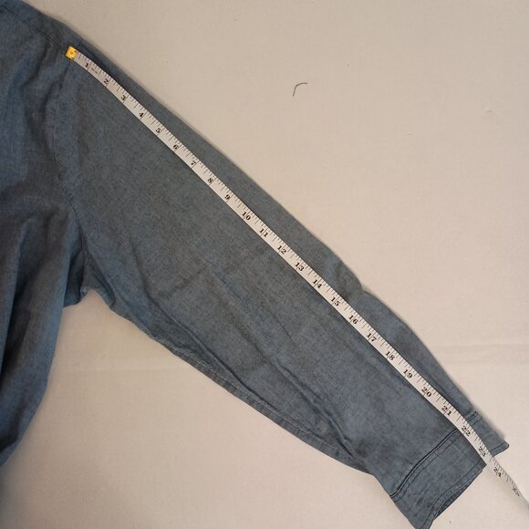 Old Navy Women’s Blue Cotton Pullover Buttoned Front V-Neck Top Size XXL - Picture 13 of 15